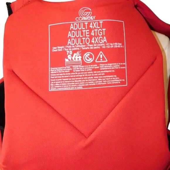 Connelly Big Promo Neo CGA Life Jacket 4X - Picture 2 of 3